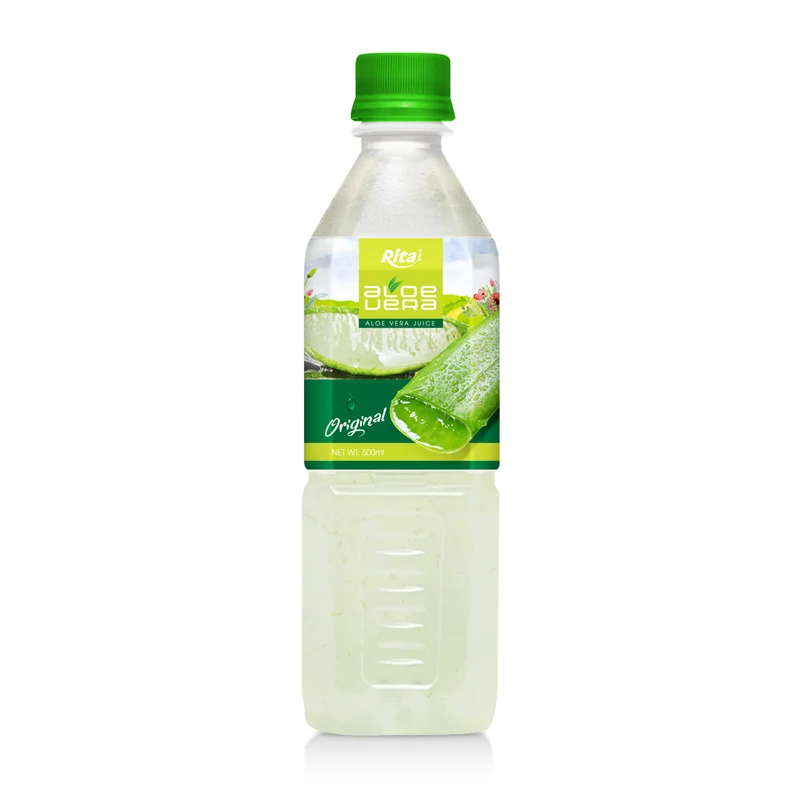 Aloe vera juice natural flavor 500ml Pet Bottle - RITA Beverage