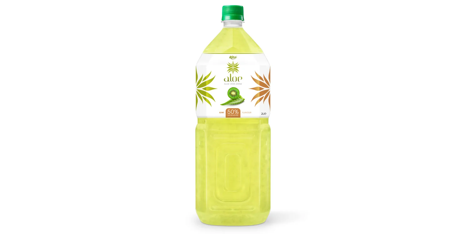 Aloe vera with kiwifruit juice 2L Pet Bottle - RITA Beverage