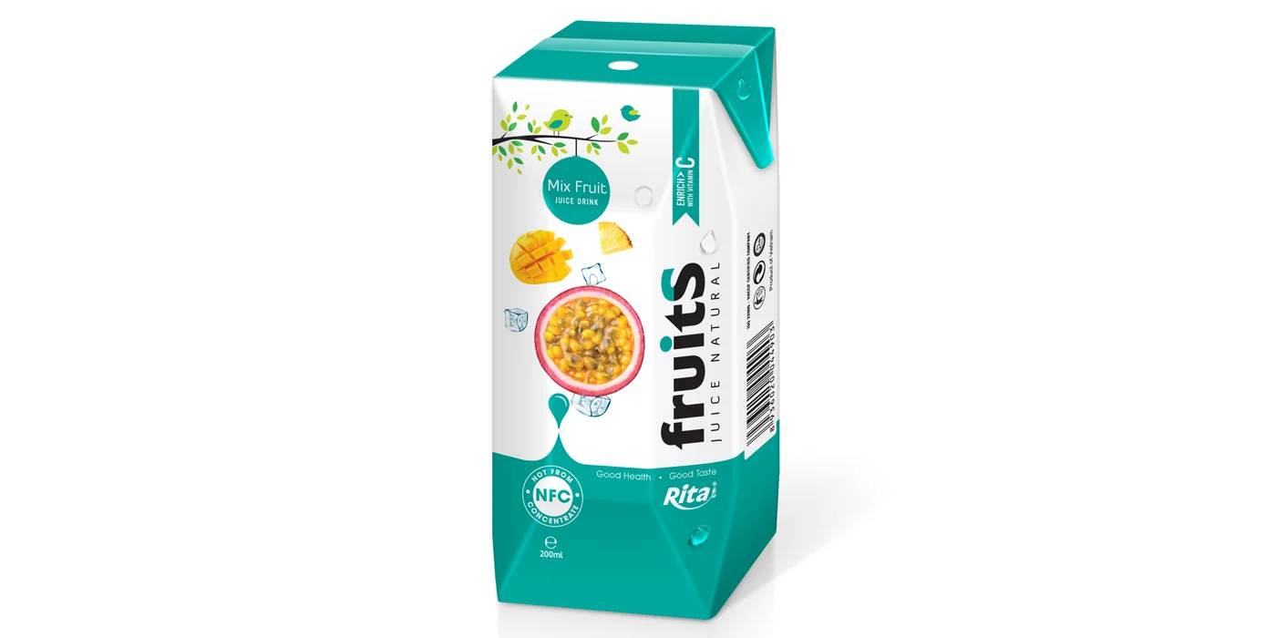 Mix fruit juice aseptic 200ml RITA Beverage