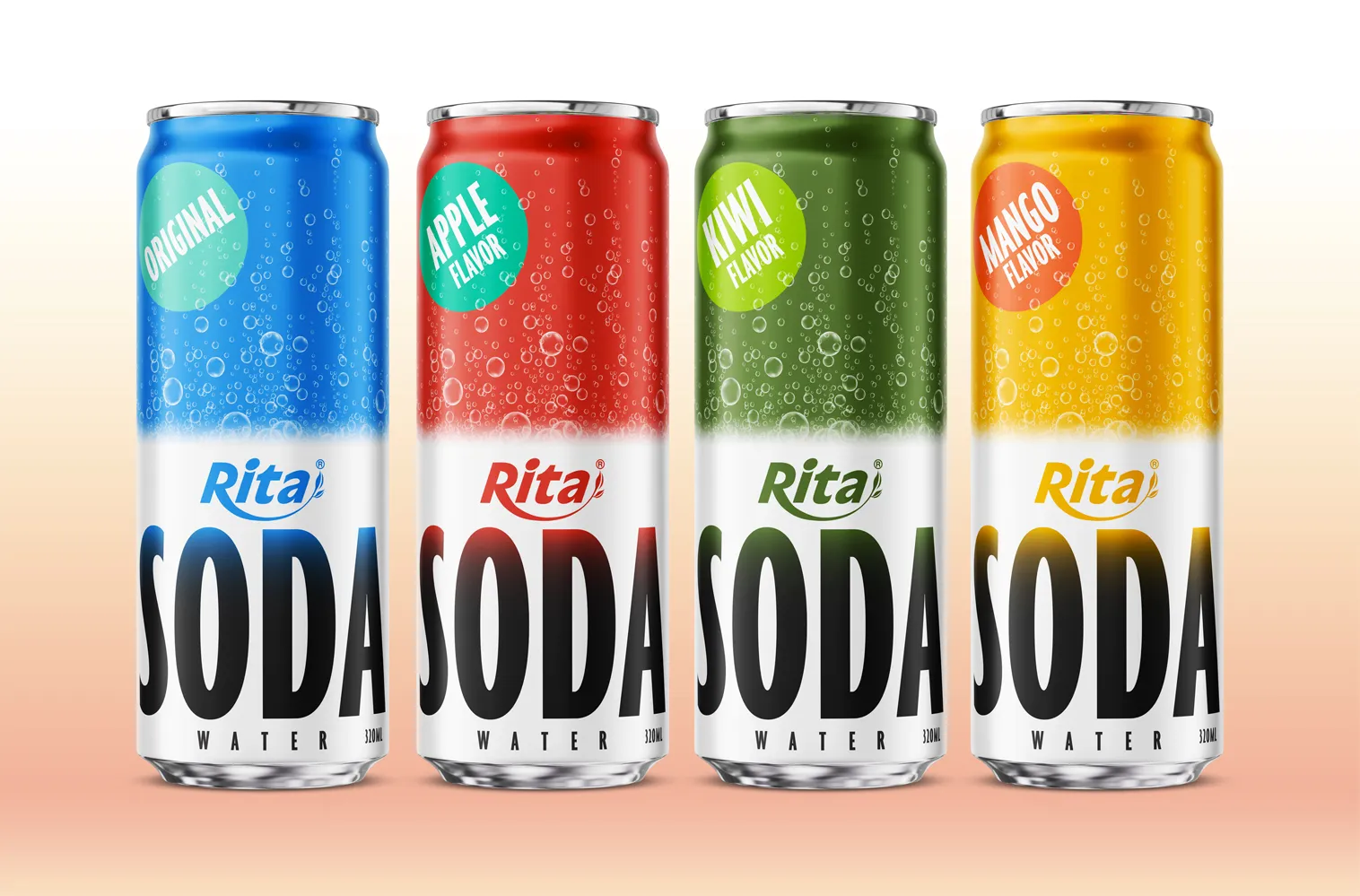 Sparkling Soda Water Drink 320ml Can Poster 2