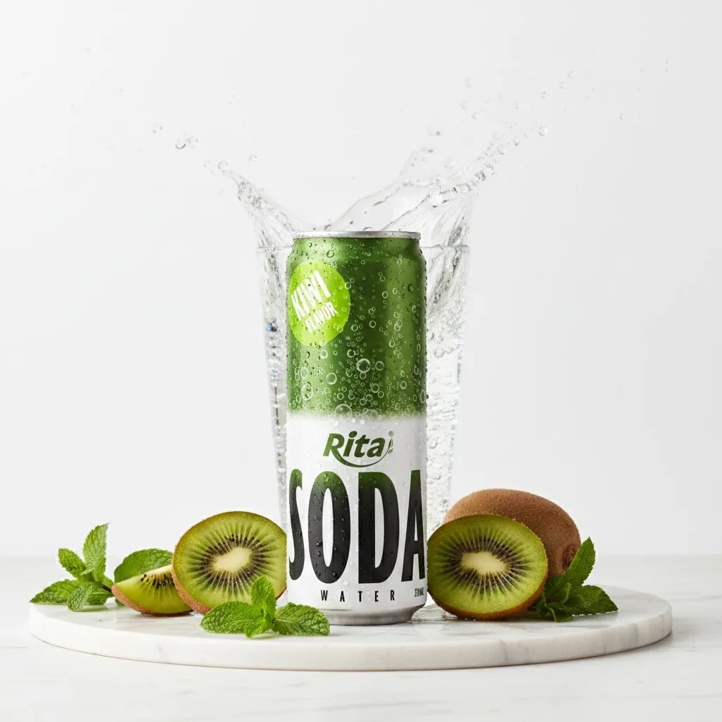 Sparkling Kiwi Soda Water Drink 320ml Can