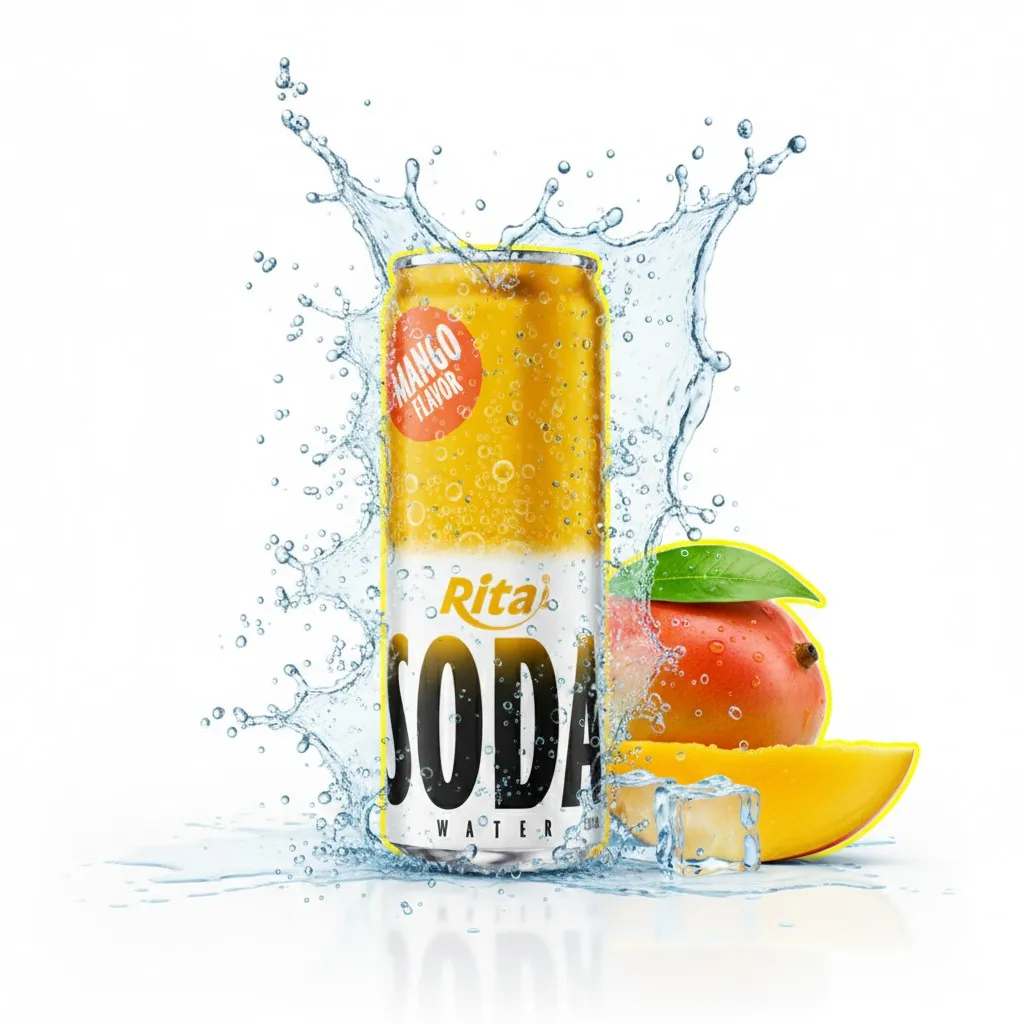 Sparkling Mango Soda Water Drink 320ml Can