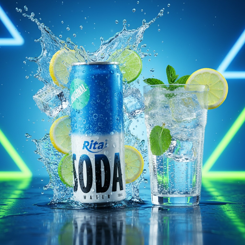 Sparkling Soda Water Drink 320ml Can
