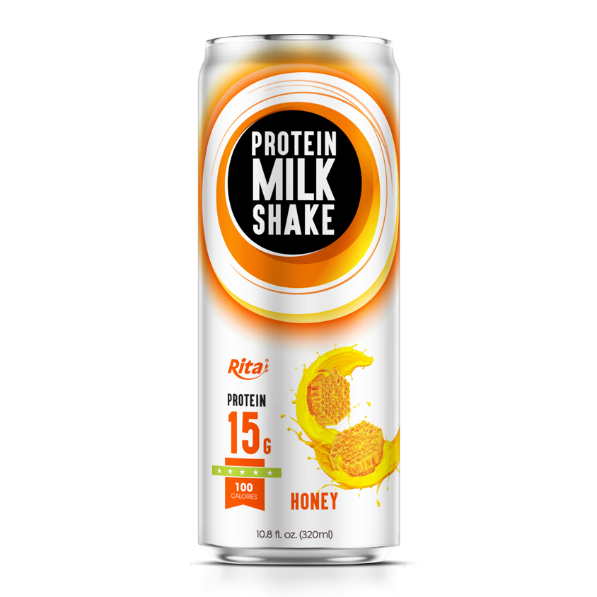 10.8 FL Oz Rita brand Protein Milk Shake with Honey Flavor