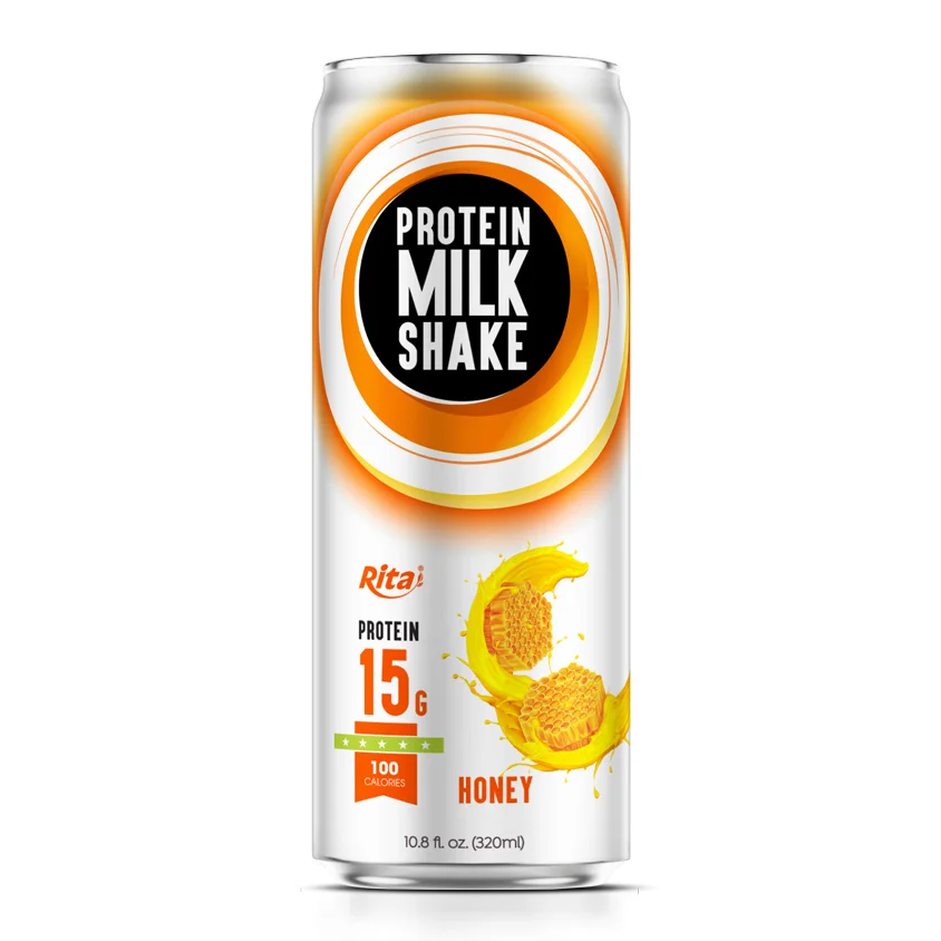10.8 FL Oz Rita brand Protein Milk Shake with Honey Flavor
