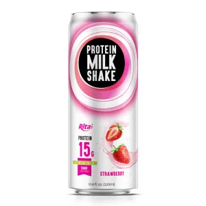 10.8 FL Oz Rita brand Protein Milk Shake with Strawberry Flavor