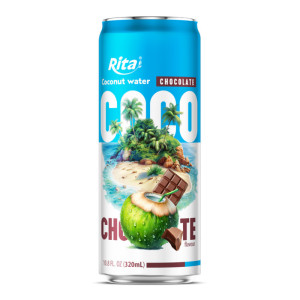 10.8 Fl Oz Young coconut water with Chocolate