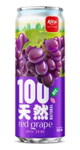100 Natural Red Grape Juice Drink 325ml sleek can 100 Natural Red Grape Juice Drink 325ml sleek can