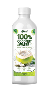 100% Pure Young Coconut Water 1L PET Bottle Wholesale