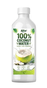 100% Pure Young Coconut Water 1L PET Bottle Wholesale 100% Pure Young Coconut Water 1L PET Bottle Wholesale