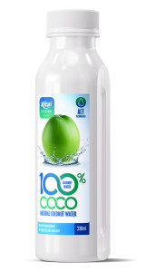 100% Young Coconut Water 330ml PET  COCO AFC
