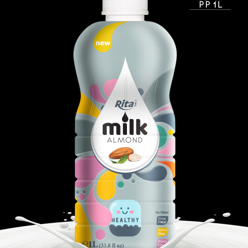 1000ml PP bottle Almond milk drink