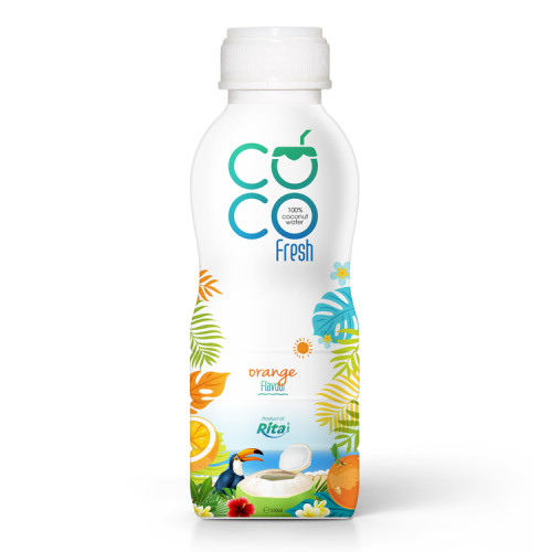 100 Coconut water fresh with orange