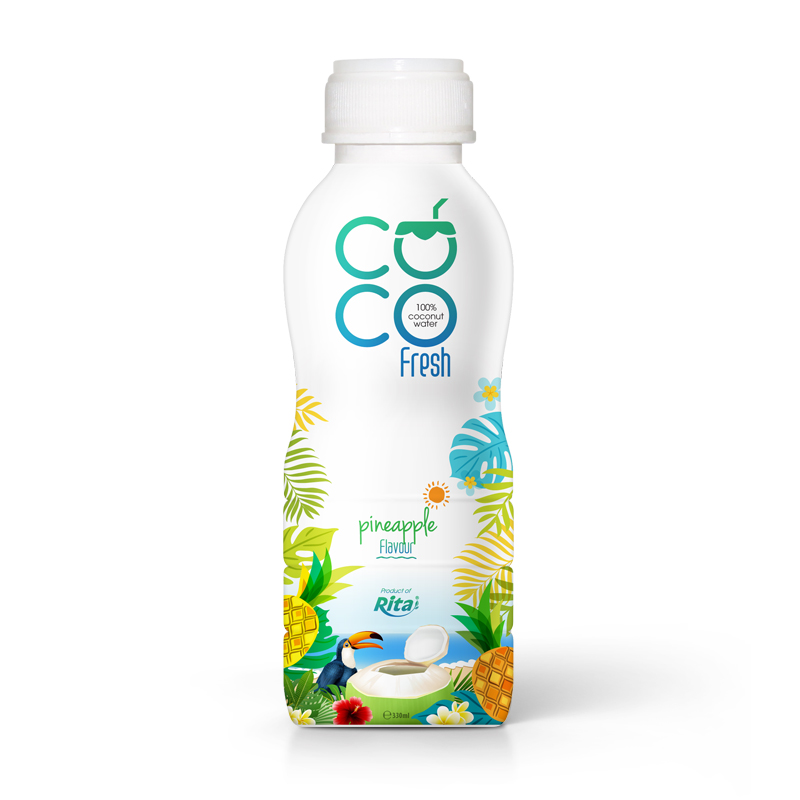 100 Coconut water fresh with pineapple
