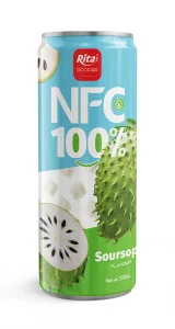100% NFC juice soursop flavor