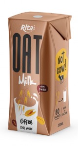 100 vegan Oat Milk drink coffee flavor