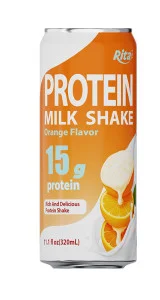 11.1 fl oz Rita Protein Milk Shake Orange Flavor