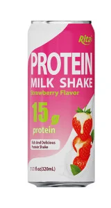 11.1 fl oz Rita Protein Milk Shake strawberry Flavor