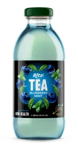 16.9 fl OZ Tea drink  with blueberry mint natural brewed tea