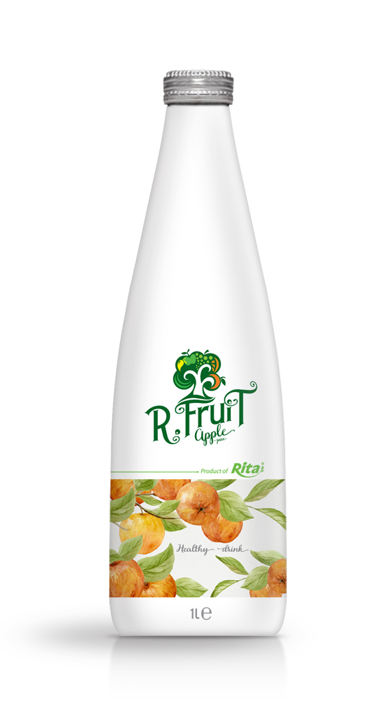 1L Glass bottle Apple Juice