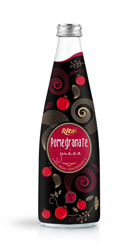 1L Glass bottle Natural Pomegranate Juice