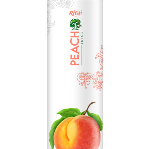 1L Glass bottle Peach Fruit Juice