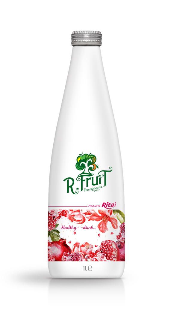 1L Glass bottle Pomegranate Juice