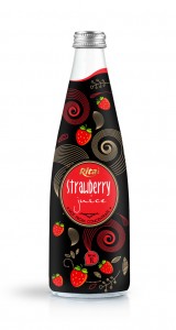 1L Glass bottle Strawberry Fruit Juice