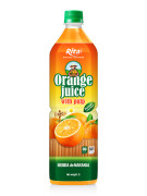 1L pet bottle Orange juice with Pulp Drink Natural