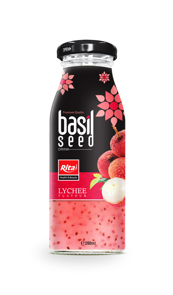 200ml Basil Seed Lychee Flavor