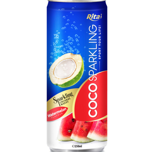 250m Alu Can Watermelon Flavour Sparkling Coconut Water