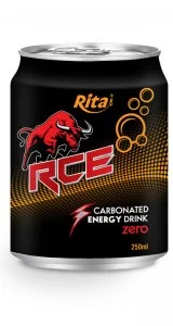 250ml Carbonated Energy Drink RCE Zero