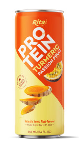 250ml RITA Turmeric Passion Fruit Drinks – Original & Protein Slim Can 250ml RITA Turmeric Passion Fruit Drinks – Original & Protein Slim Can