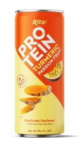250ml RITA Turmeric Passion Fruit Drinks – Original & Protein Slim Can 250ml RITA Turmeric Passion Fruit Drinks – Original & Protein Slim Can