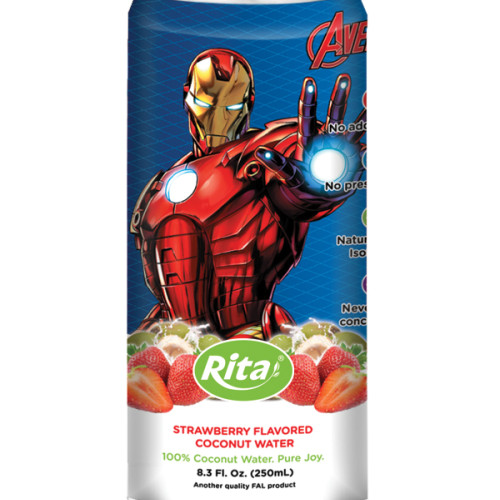 250ml Aluminum can Strawberry Flavored Coconut Water