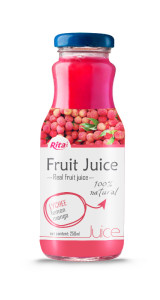 250ml Glass Bottle Lychee Juice