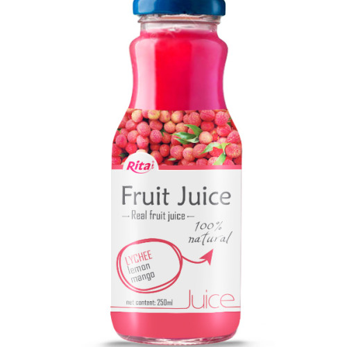 250ml Glass Bottle Lychee Juice