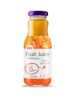 Download 250ml Glass Bottle Mango Juice RITA Fruit Juice