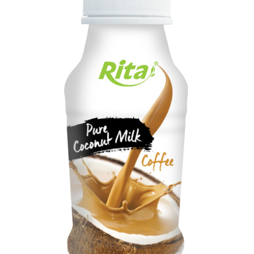 250ml PP bottle Pure Coconut Milk with Coffee