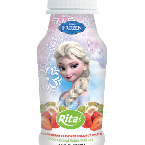 250ml PP bottle Strawberry Flavored Coconut Water