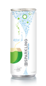 250ml Slim Alu Can Sparkling Coconut Water 4