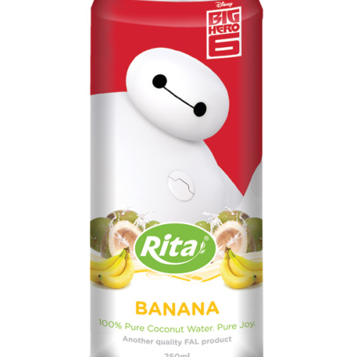 250ml Slim Can Banana Flavored Coconut Water