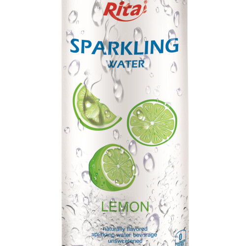 250ml Slim Can Lemon Flavored Sparkling Water