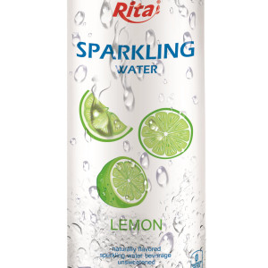 250ml Slim Can Lemon Flavored Sparkling Water