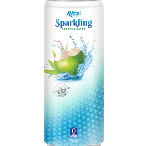 250ml Slim Can Sparkling Coconut Water 1