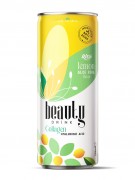250ml canned Collagen and hyaluronic acid drink with lemon aloe vera flavor
