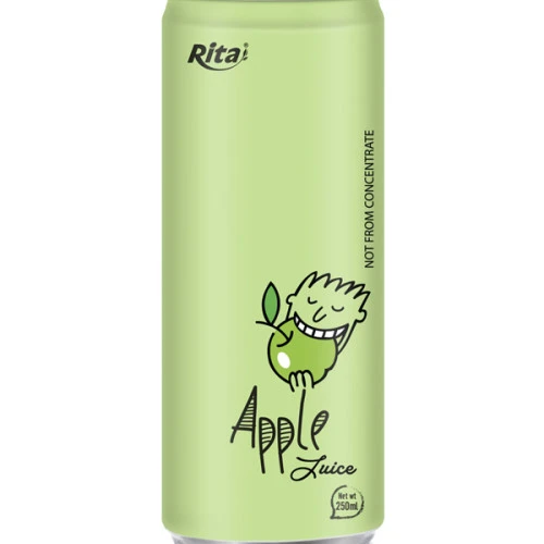 250ml aluminum can Apple Juice