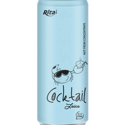 250ml aluminum can Cocktail Juice