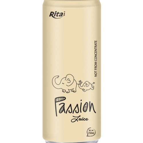 250ml aluminum can Passion Juice
