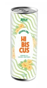 250ml canned Hibiscussparklingdrink